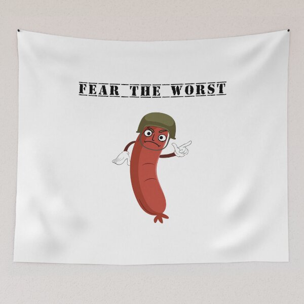 Item preview, Fear the worst white designed and sold by AxzoGerman.