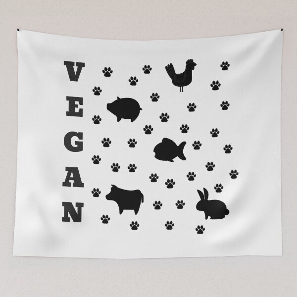 Item preview, Vegan for animals designed and sold by Karina Rojas.
