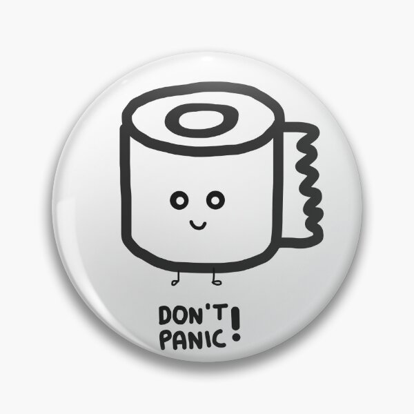 Item preview, Don’t panic toilet paper crisis covid 19  designed and sold by Tropical Blood.