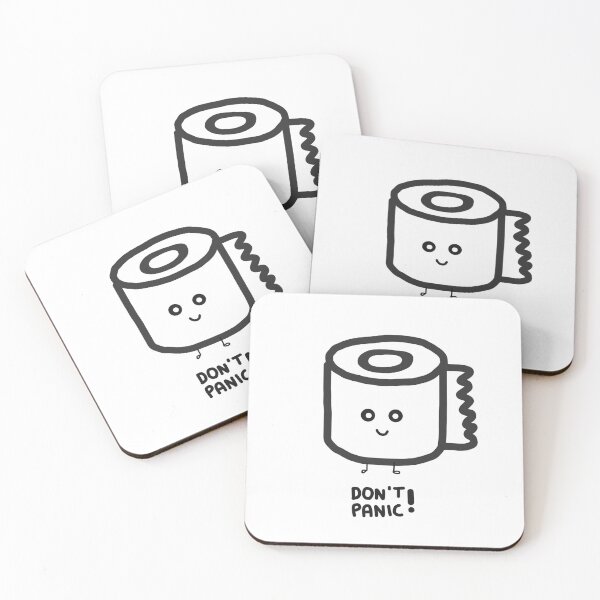 Item preview, Don’t panic toilet paper crisis covid 19  designed and sold by Tropical Blood.