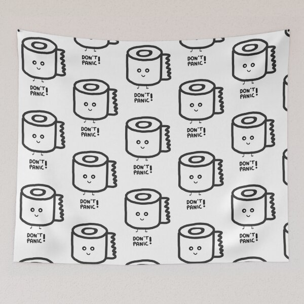 Item preview, Don’t panic toilet paper crisis covid 19  designed and sold by Tropical Blood.