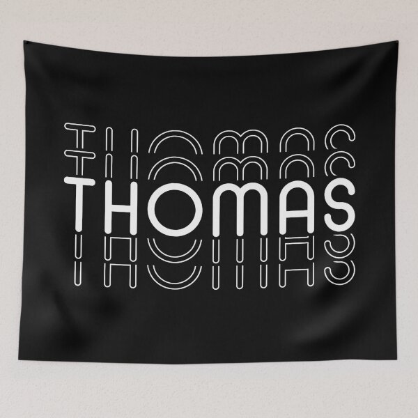 Item preview, Name Thomas in Black and White Style designed and sold by Time-is-Money.