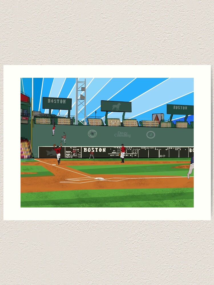 Boston Red Sox Fenway Park The Green Monster Framed Picture