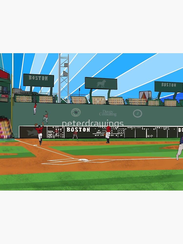 Boston Red Sox Fenway Park Green Monster Art Print