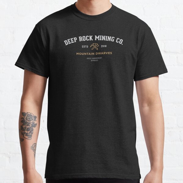 Deep Rock Galactic Mining Co. White Classic T-Shirt
