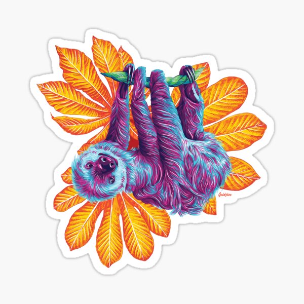 Sloth Chilling Sticker