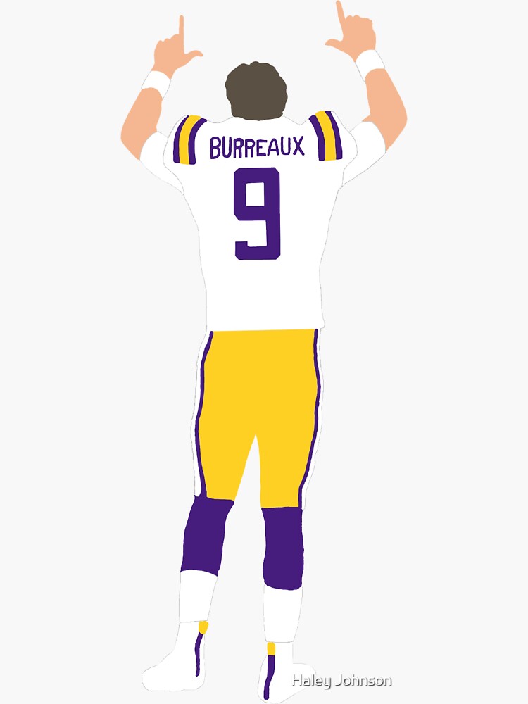 LSU's Joe Burrow sports 'Burreaux' jersey to the delight of fans 