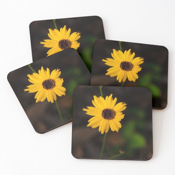 Item preview, Bright yellow petals  flower with brown center designed and sold by vancer7.