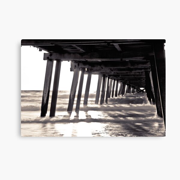 Beneath Henley Jetty_2 Canvas Print