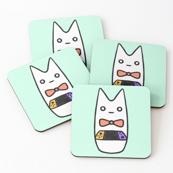 Item preview, Gamer Kat (púrpura y naranja) designed and sold by KatKweenDesigns.