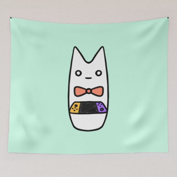 Item preview, gamer kat (purple and orange) designed and sold by KatKweenDesigns.