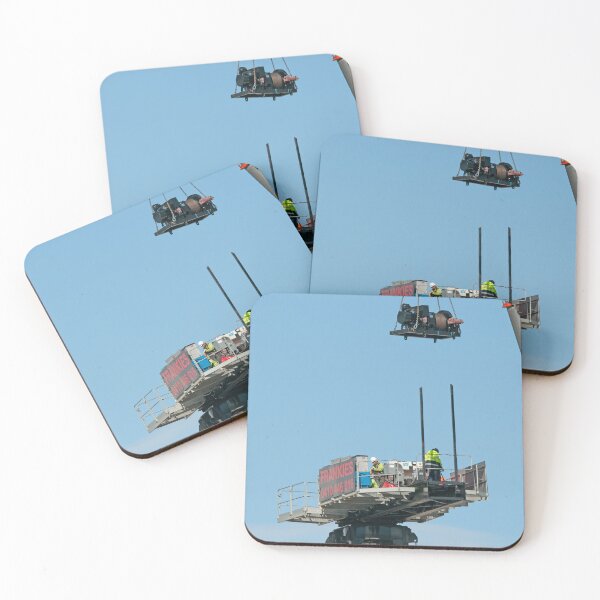 Item preview,  Riggers assembling a Construction Crane on Multistory Units. May 5, 2019. Part of a series.  designed and sold by sunnypicsoz.