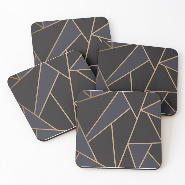 Item preview, Blue, Black, & Gold Triangle Pattern designed and sold by HighTenor1.