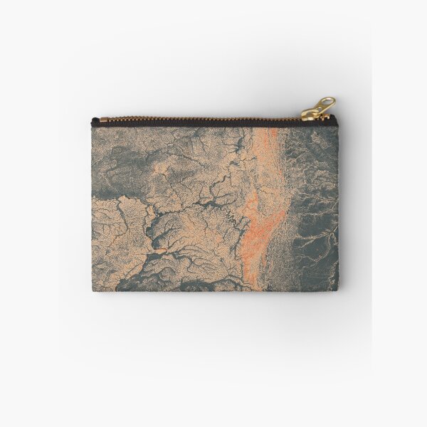 Item preview, Stormy Peach Iced Tea Map Art designed and sold by mapsnacks.