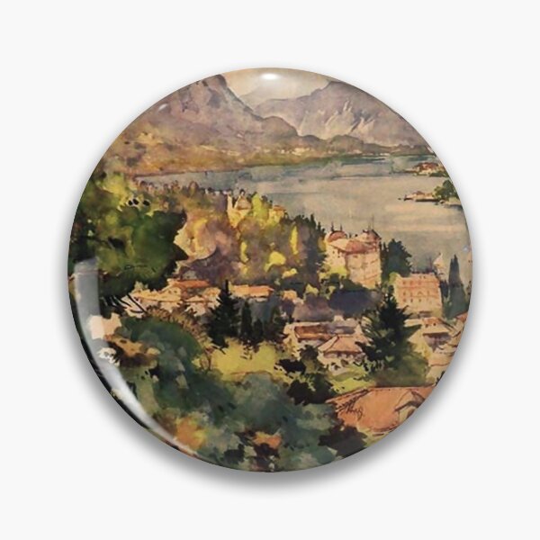 Item preview, Stresa vintage travel poster designed and sold by stickart-marek.