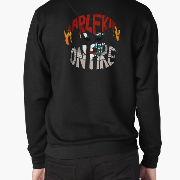 Harlekin on Fire - Das Logo im neuen Font-Design Pullover