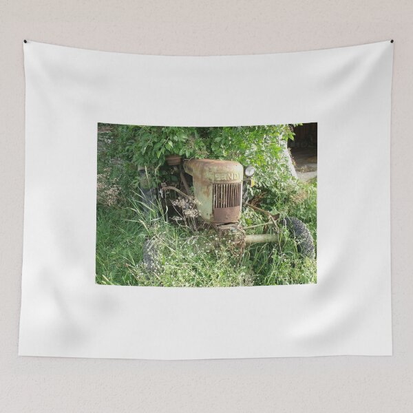 Item preview,  Fendt tractor in the grave yard, tractor cemetery. designed and sold by Pennylanemerch.