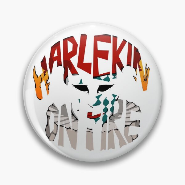 Harlekin on Fire - Font Logo Button Button