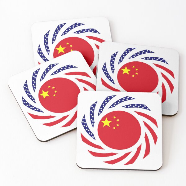 Item preview, Chinese American Multinational Patriot Flag Series designed and sold by Carbon-Fibre Media.