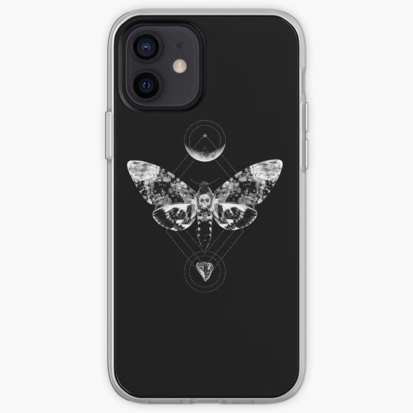 Crystal Moon and Death Moth iPhone Soft Case