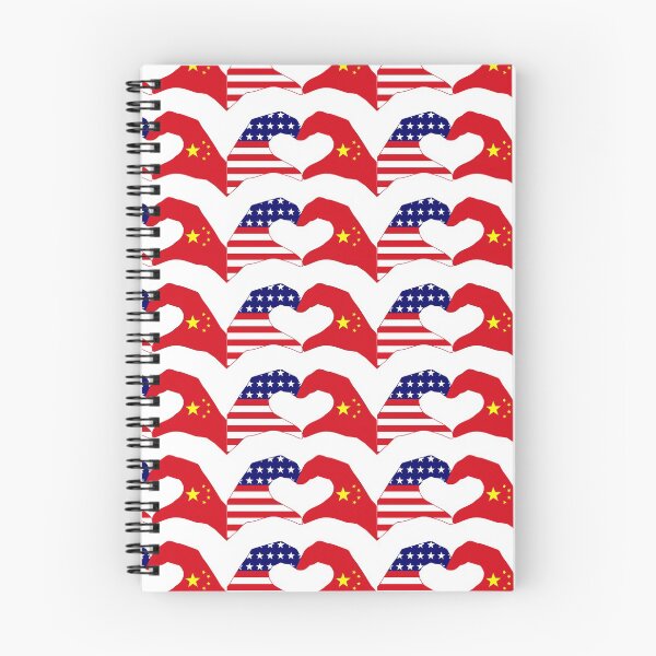 Item preview, We Heart USA & China Patriot Flag Series designed and sold by Carbon-Fibre Media.