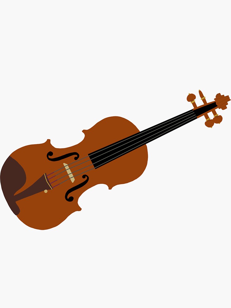 "Violin" Sticker for Sale by hcb196 Redbubble