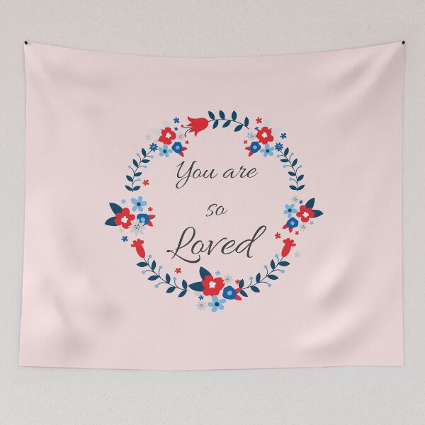 Item preview, You are so loved Affirmation designed and sold by Bluepress.