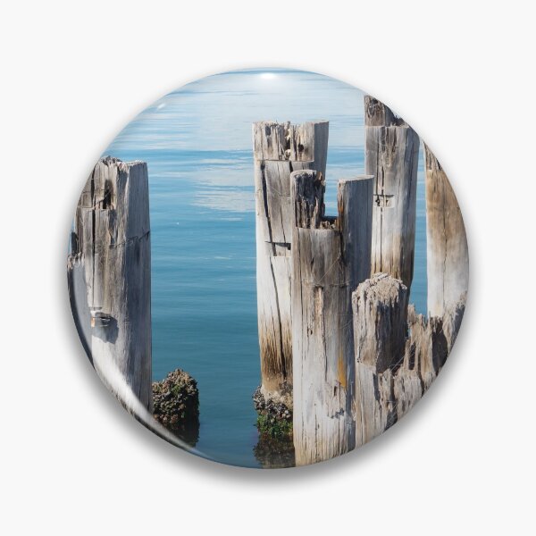 Item preview, Old wooden piles in clear blue water in Melbourne, Australia. designed and sold by Anne Scantlebury.