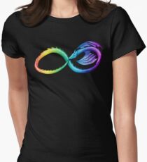 Spectrum Infinity Dragon Women's Fitted T-Shirt