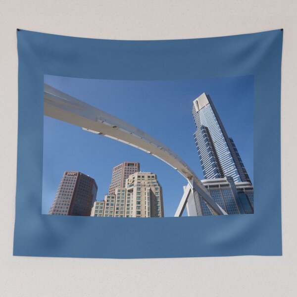 Item preview, Evan Walker pedestrian bridge on Yarra River, Melbourne. designed and sold by Anne Scantlebury.