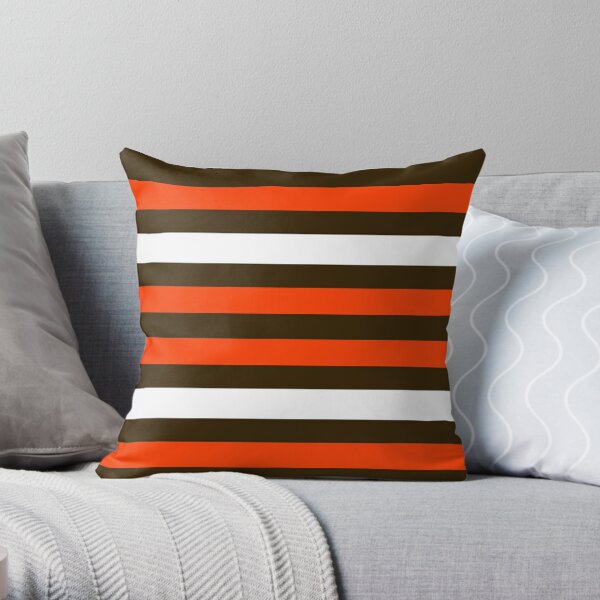 Cleveland Browns Football Sports Team Decorative Pillow Sham Cushion Cover  | Pillow Insert NOT Included |