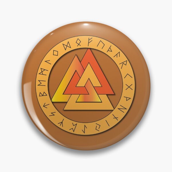 Item preview, Viking Valknut with Runes designed and sold by Keith's Photo Artistry.