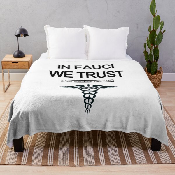 Item preview, Fauci We Trust - tRUMP is an incompetent boob - Black Font designed and sold by Thelittlelord.