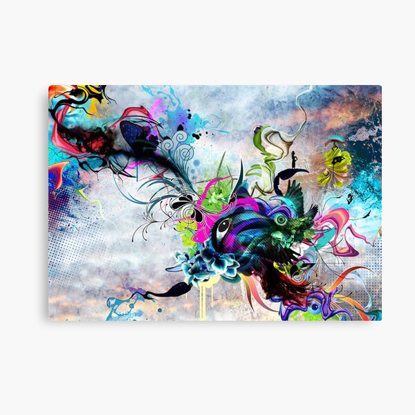 Streaming Eyes Canvas Print