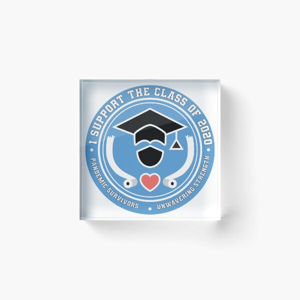 Item preview, I Support the Class of 2020 Pandemic Badge designed and sold by Kimberly Holbrook Arts.