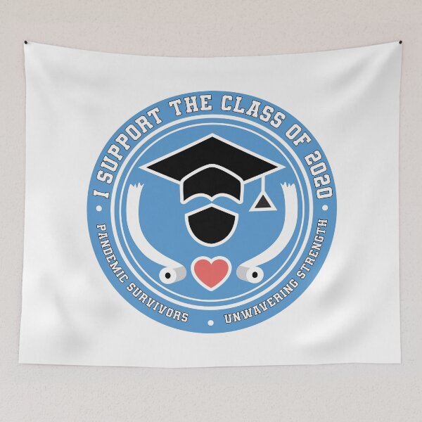 Item preview, I Support the Class of 2020 Pandemic Badge designed and sold by Kimberly Holbrook Arts.