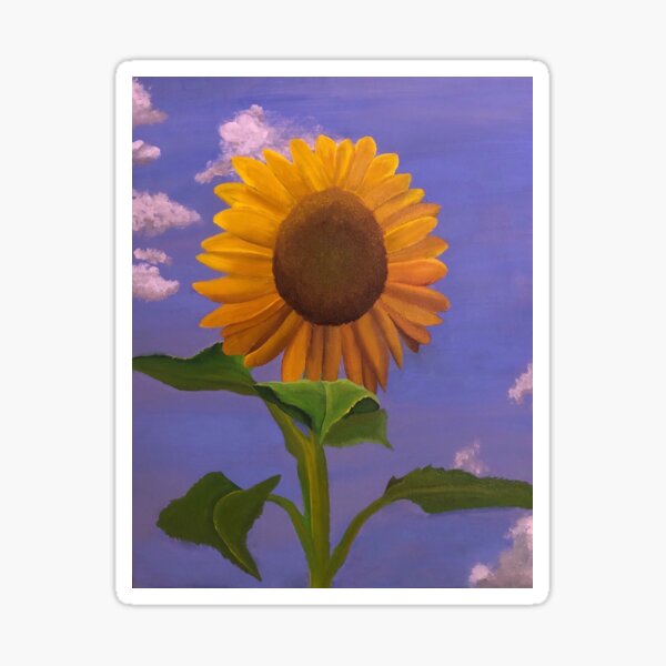 "sunflower aesthetic sticker" Sticker by paigegraham Redbubble