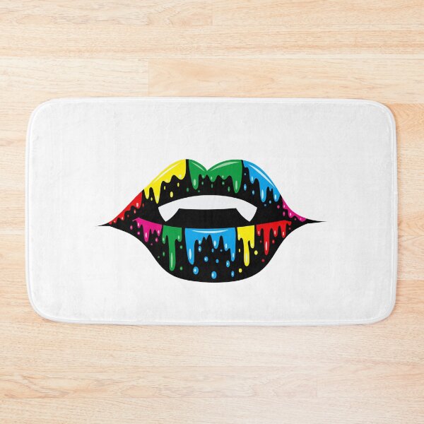 Item preview, Rainbow Unicorn Noir Lips designed and sold by MousseFashion.