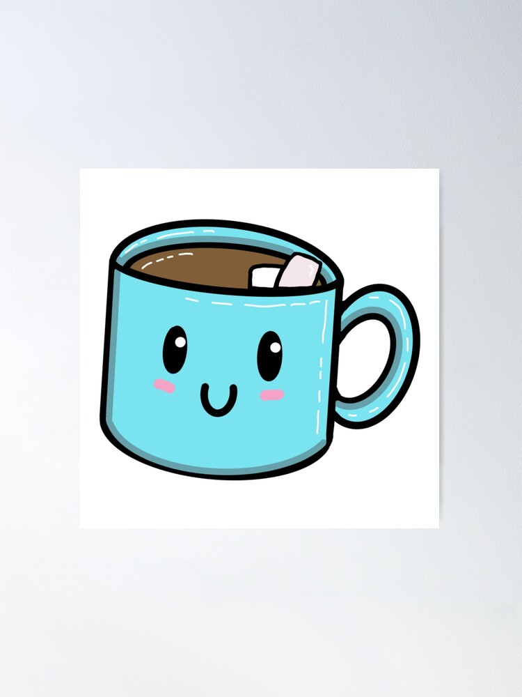 Kawaii Cute Drink Cup Chocolate Graphic by Soe Image · Creative Fabrica