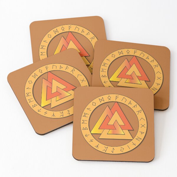 Item preview, Viking Valknut with Runes designed and sold by Keith's Photo Artistry.