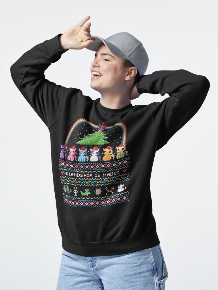 Thumbnail 5 von 7, Pullover, Happy Hearths wärmender Pullover designt und verkauft von pandaporch.