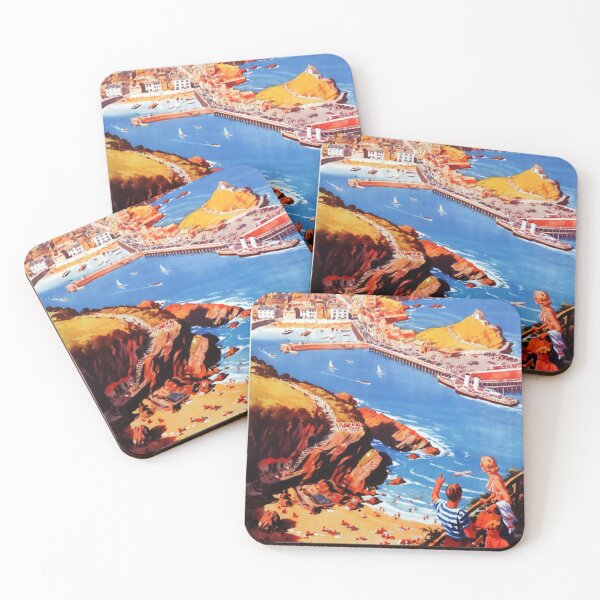 Item preview, Ilfracombe vintage travel poster designed and sold by stickart-marek.