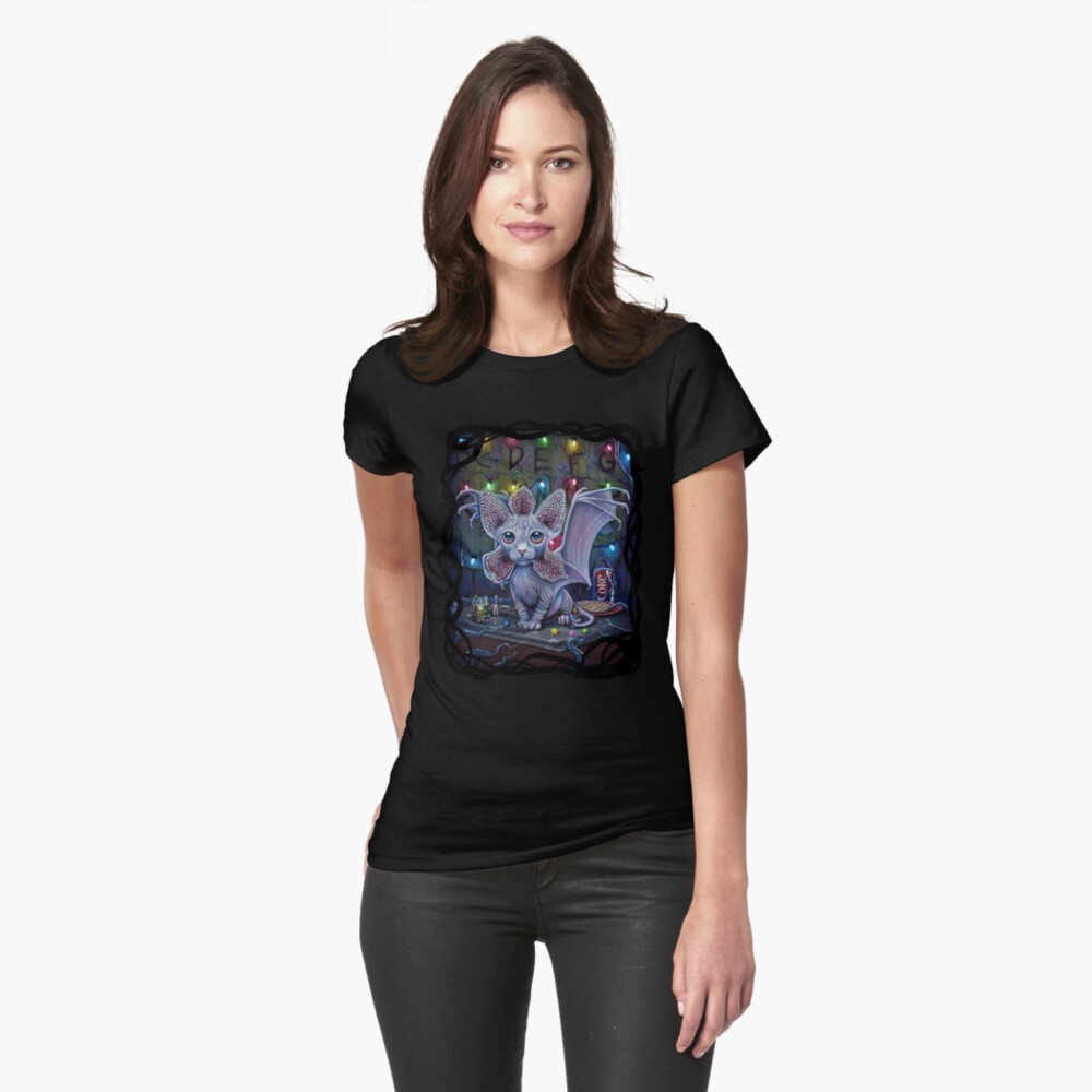 Item preview, Fitted T-Shirt designed and sold by MoniWolf.