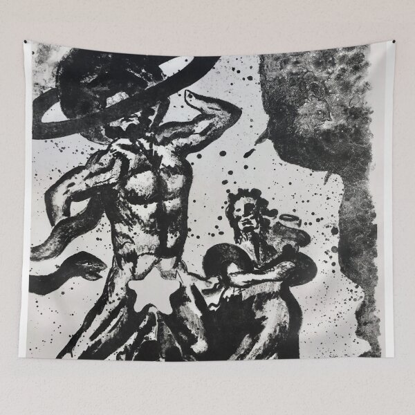 Item preview, Greek Litho Watercolor- Black and white designed and sold by isatheginger.
