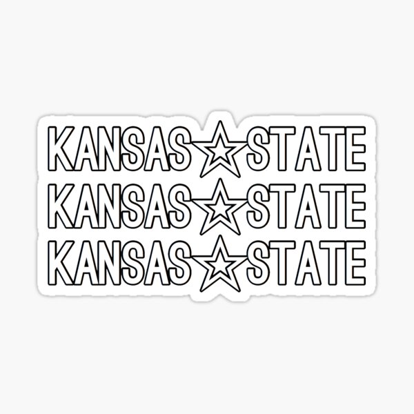 Kansas State Sticker Sticker