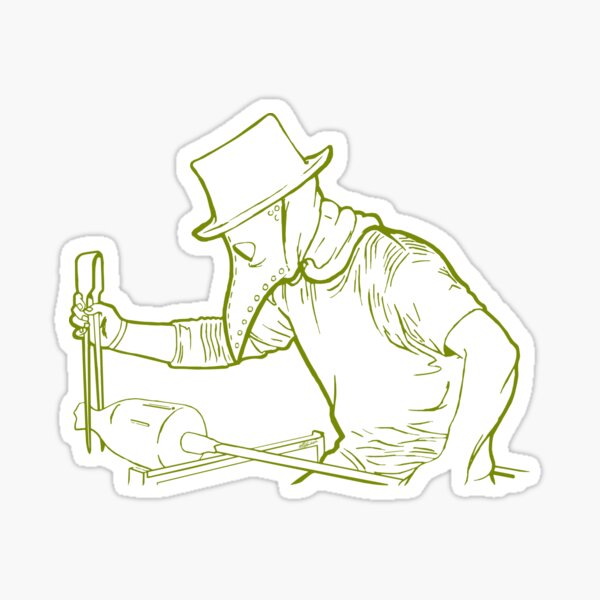 Plague Gaffer - Yellow/Green Sticker