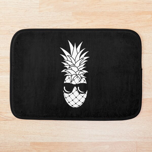 Item preview, Pineapple with sunglasses, black and white designed and sold by Saphirtattoos.