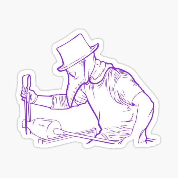 Plague Gaffer - Purple Sticker
