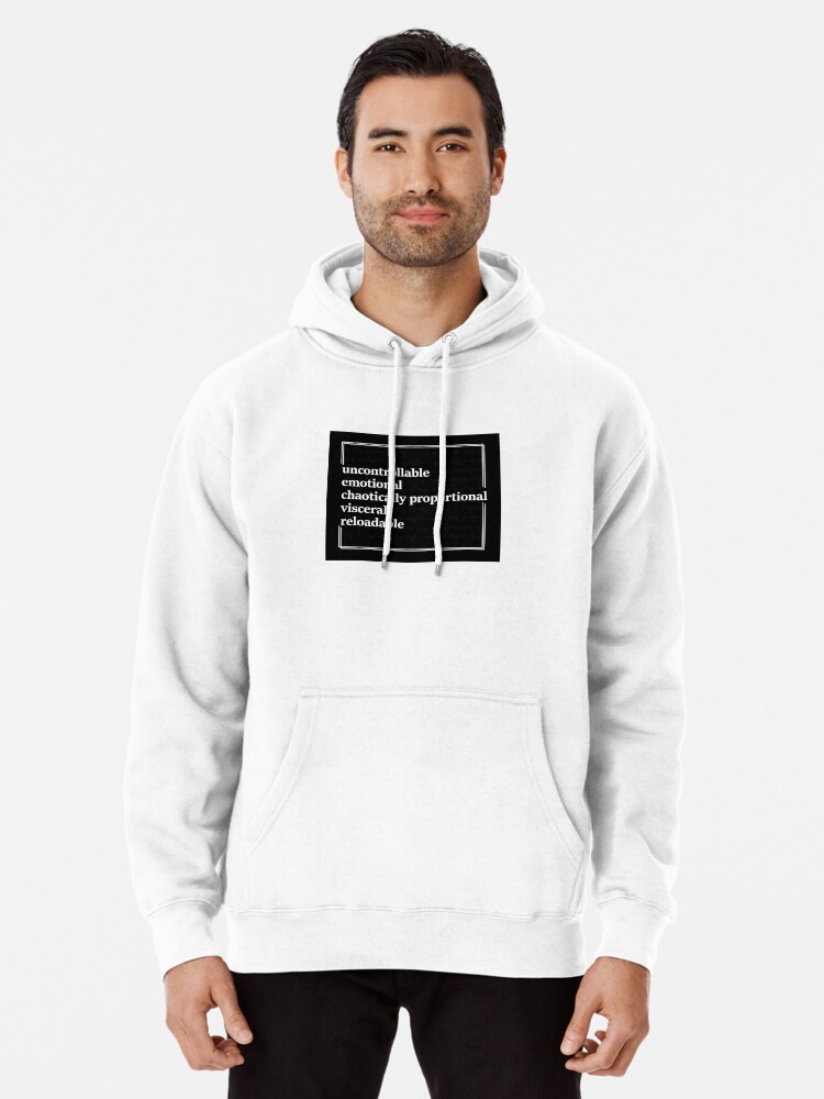 uncontrollable emotional Twisted by MISSIO Pullover Hoodie for Sale by lucian arcano Redbubble