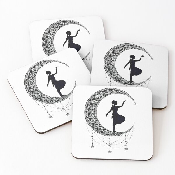 Item preview, Crescent Bharatanatyam Dancer designed and sold by Rashmi's Art Shop.